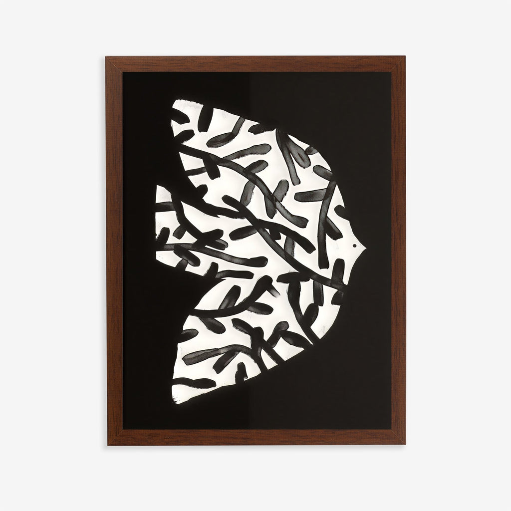 Abstract Black and White Wall Art Print