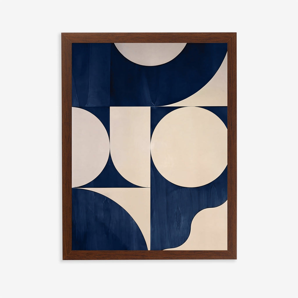 Modern geometric abstract wall art print