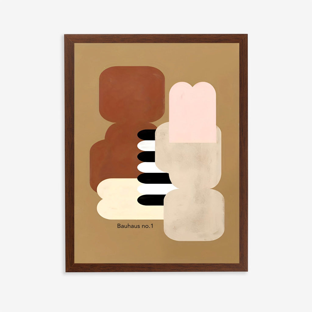 Bauhaus Abstract Wall Art Print