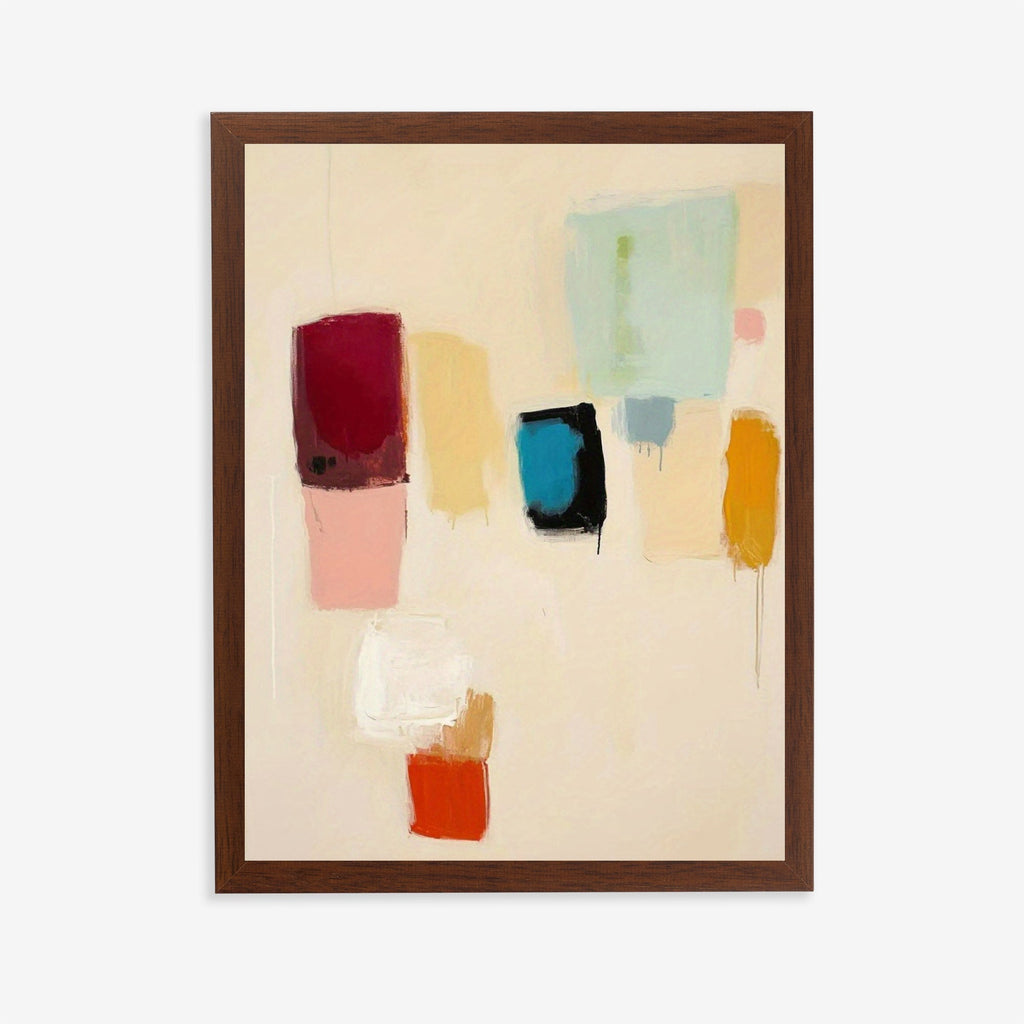 Color Minimalist Abstract Wall Art Print