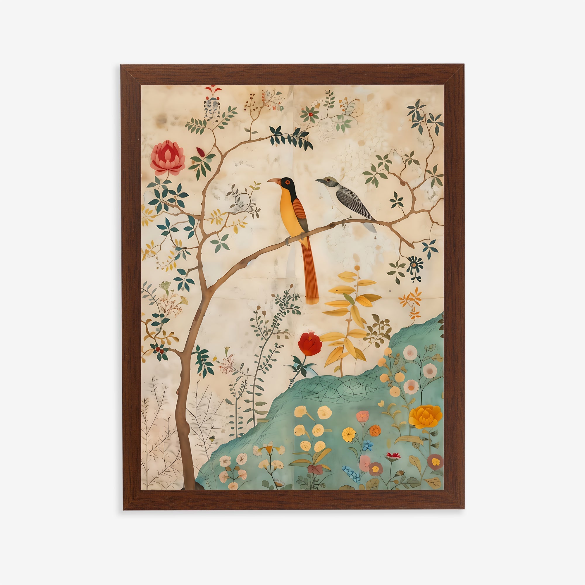 Botanical Bird Art Print