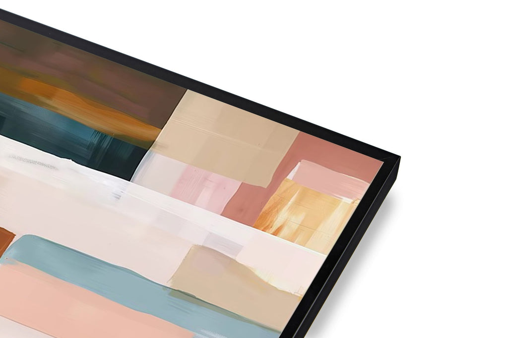 Modern neutral abstract wall art print