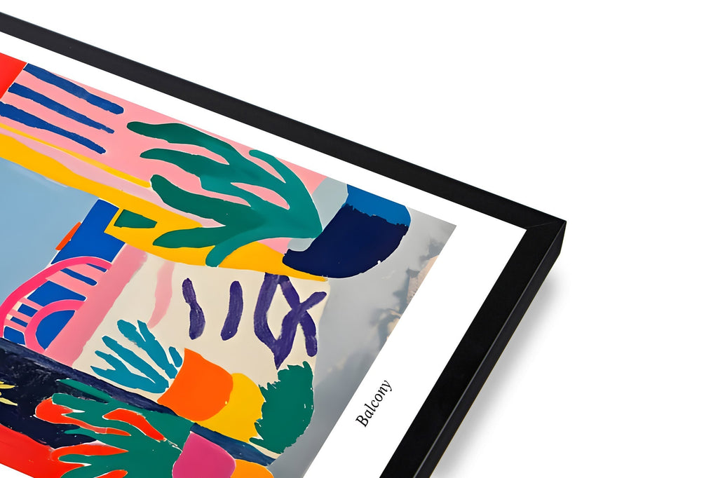 Henri matisse inspired interior plant artwork