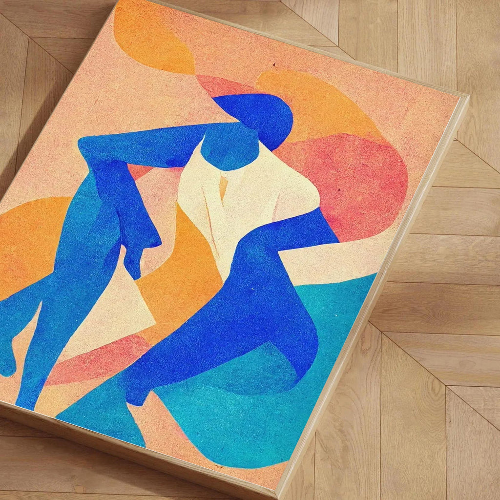 Modern Abstract Figurative Art Print