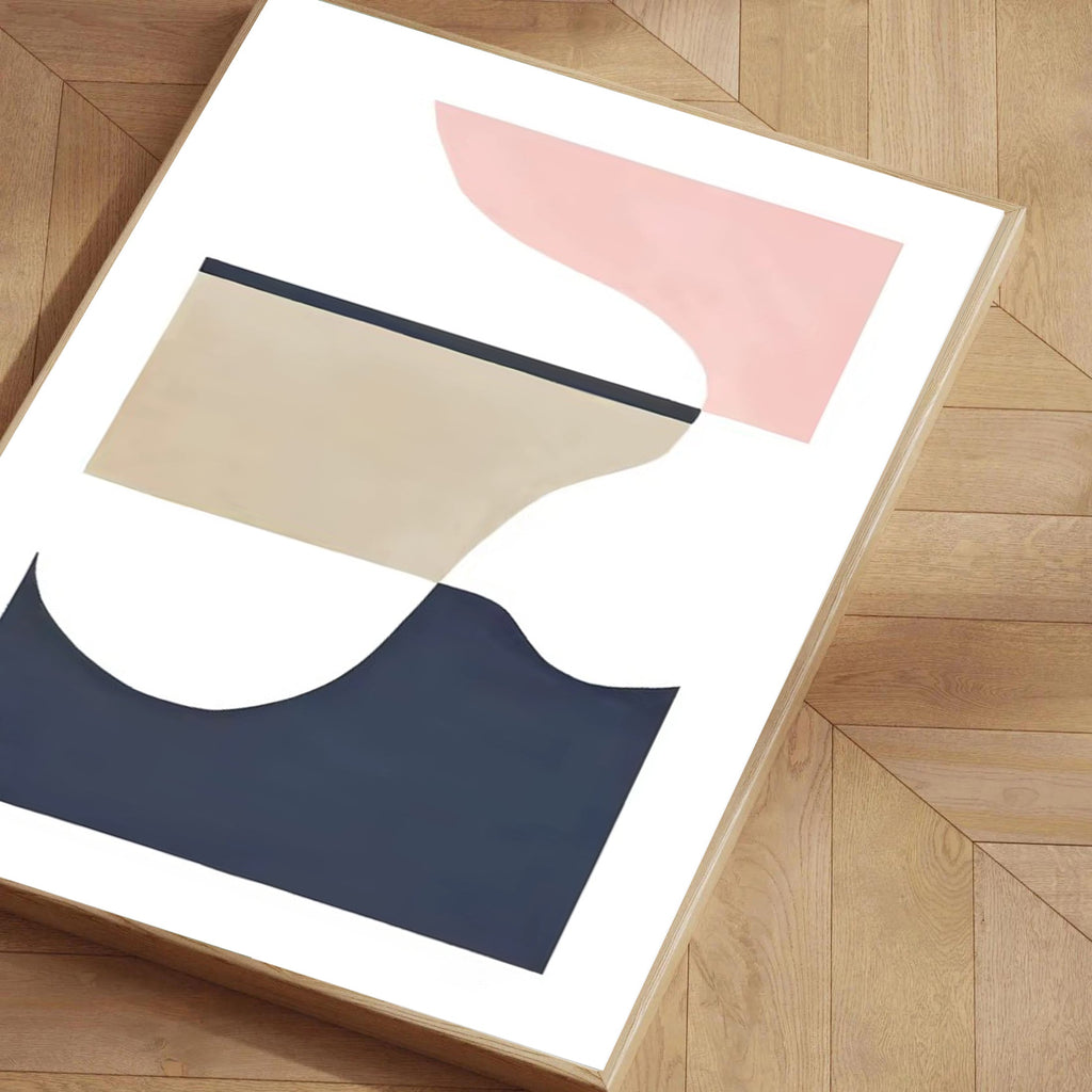 Scandinavian wall art print minimalist design