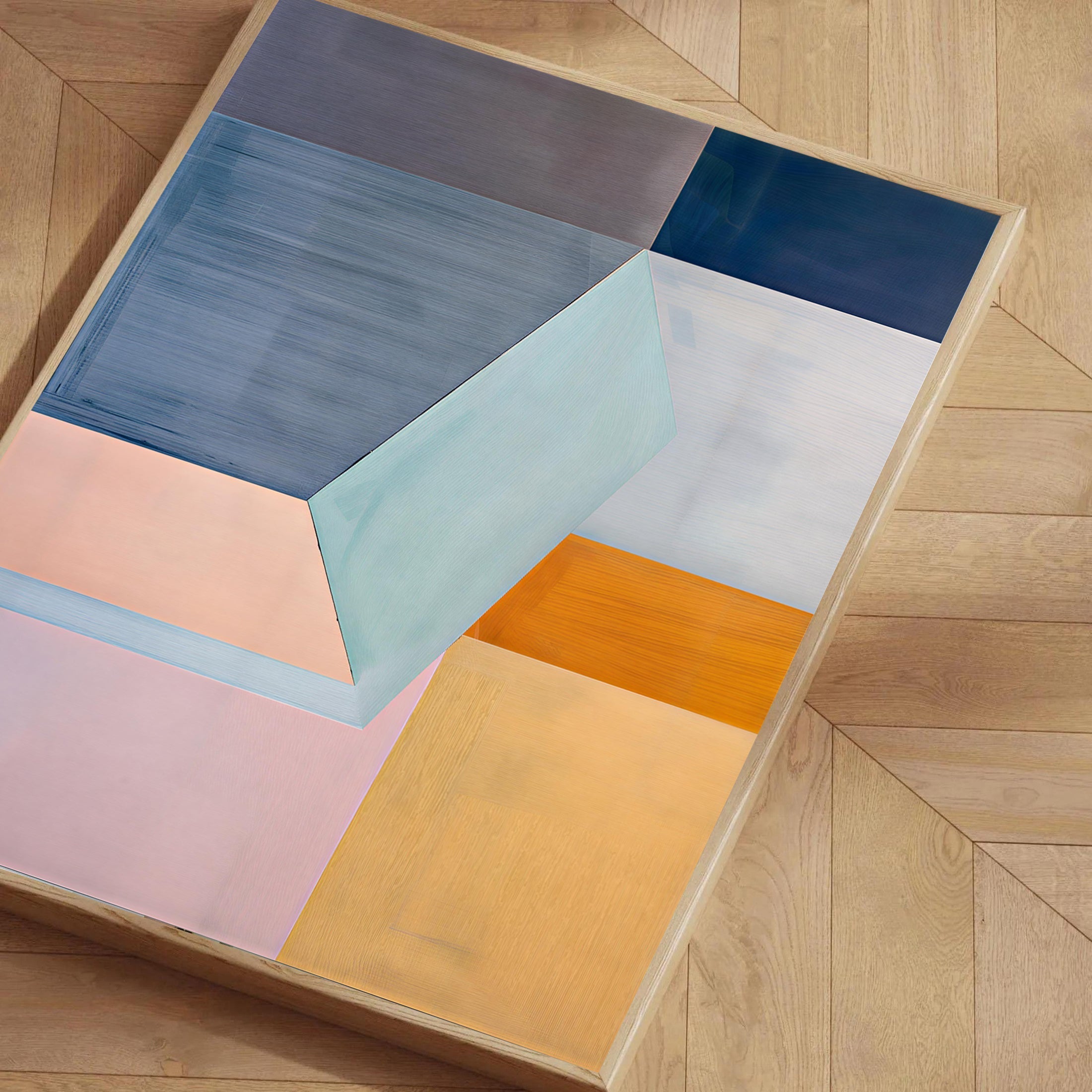 Geometric Abstract Wall Art Print