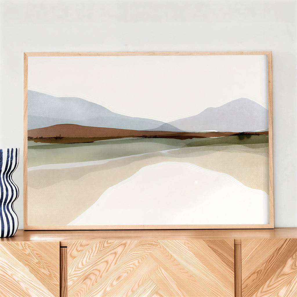 Watercolor Landscape Art Print