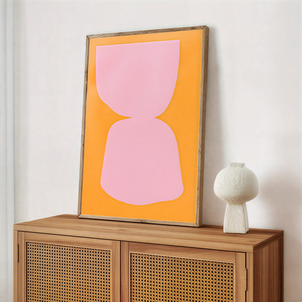 Modern Abstract Pastel Art Poster