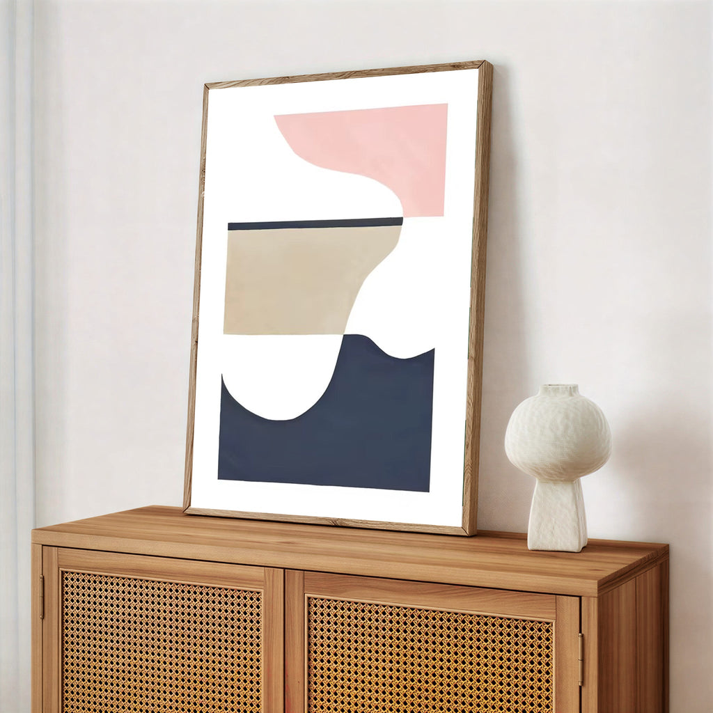 Scandinavian wall art print minimalist design