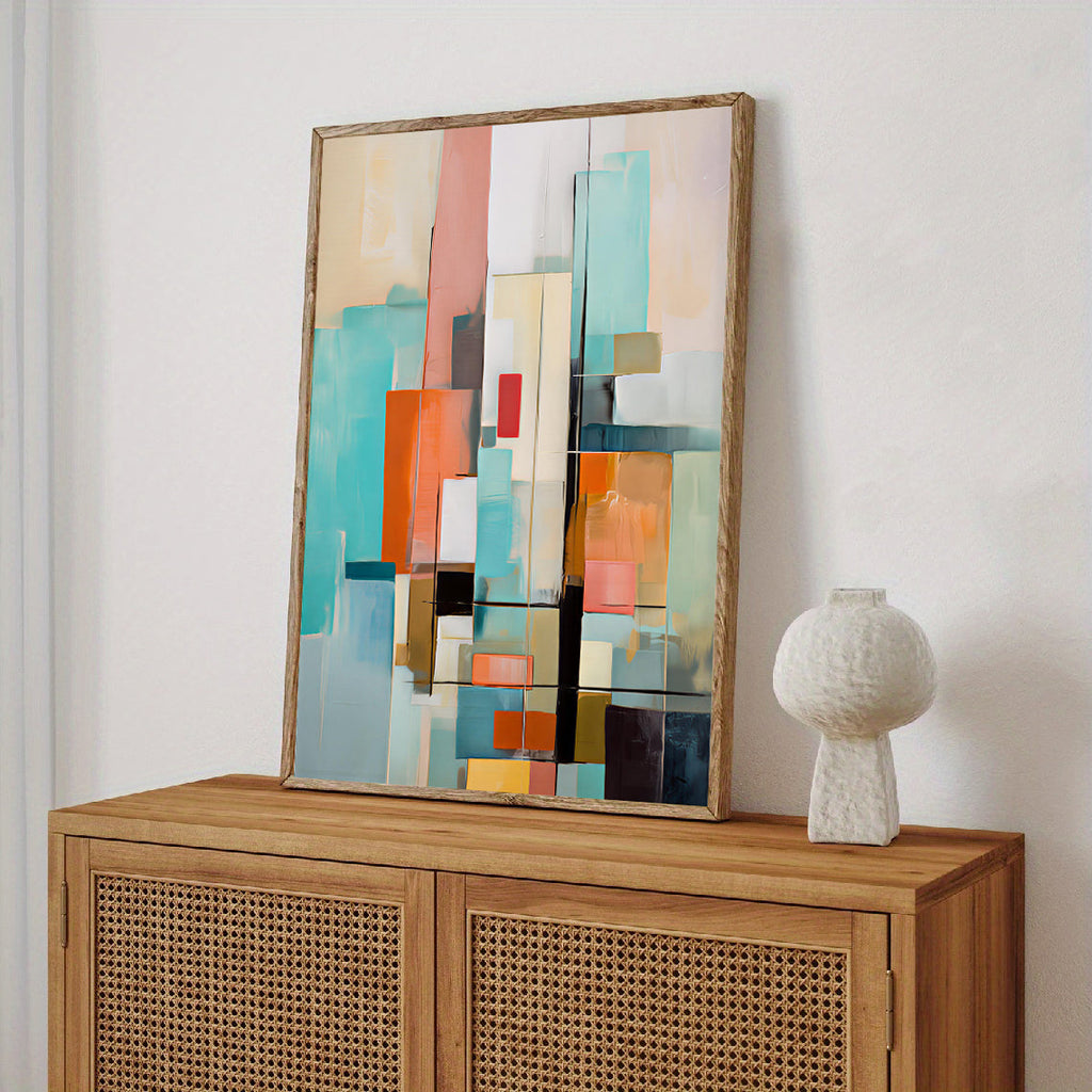 Abstract Geometric Wall Art Print