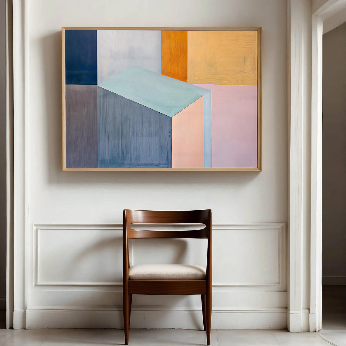 Geometric Abstract Wall Art Print