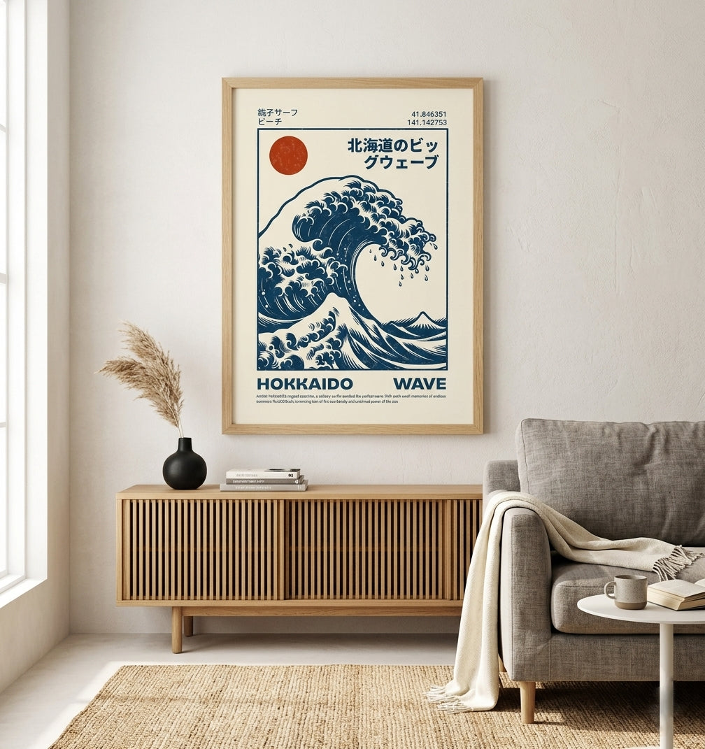 Hokusai Wave Poster Print