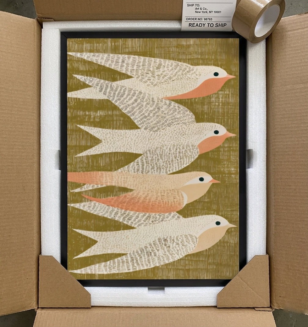 Scandinavian Bird Print
