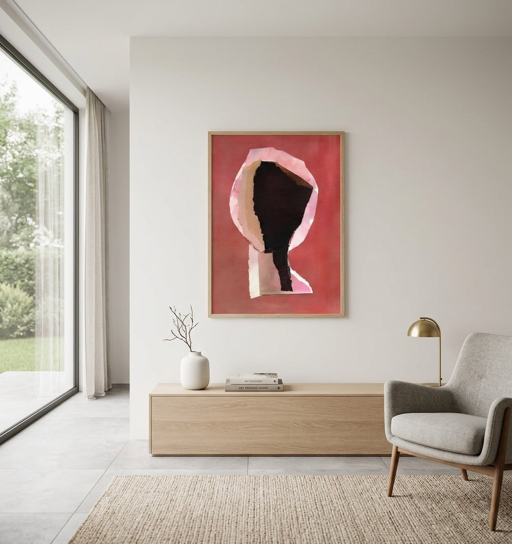 Abstract Collage Wall Art Print