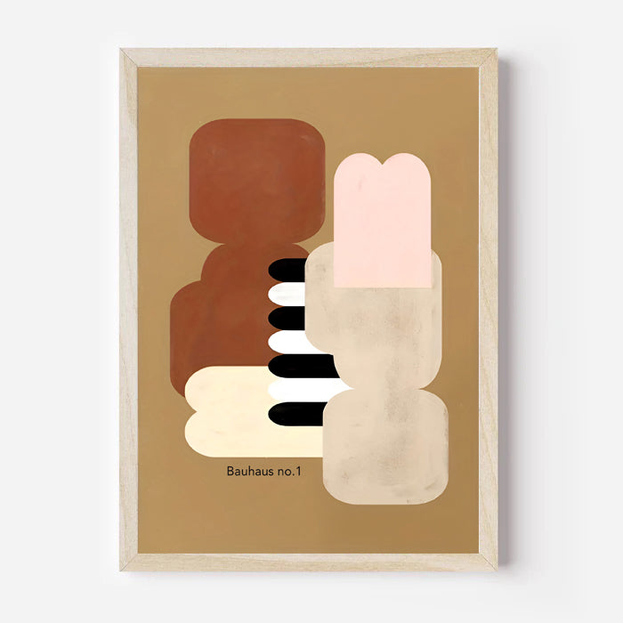 Bauhaus Abstract Wall Art Print