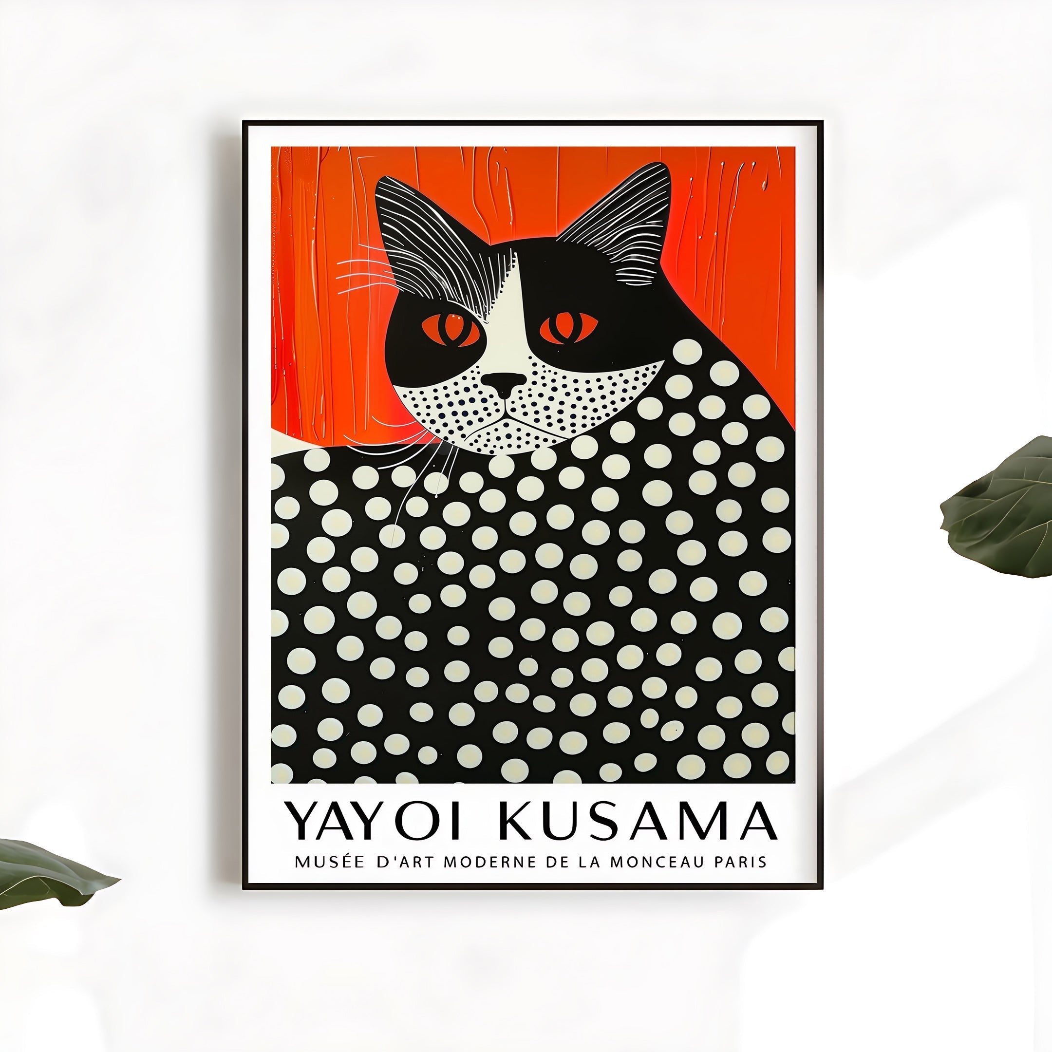 Ploka Dot Cat Print