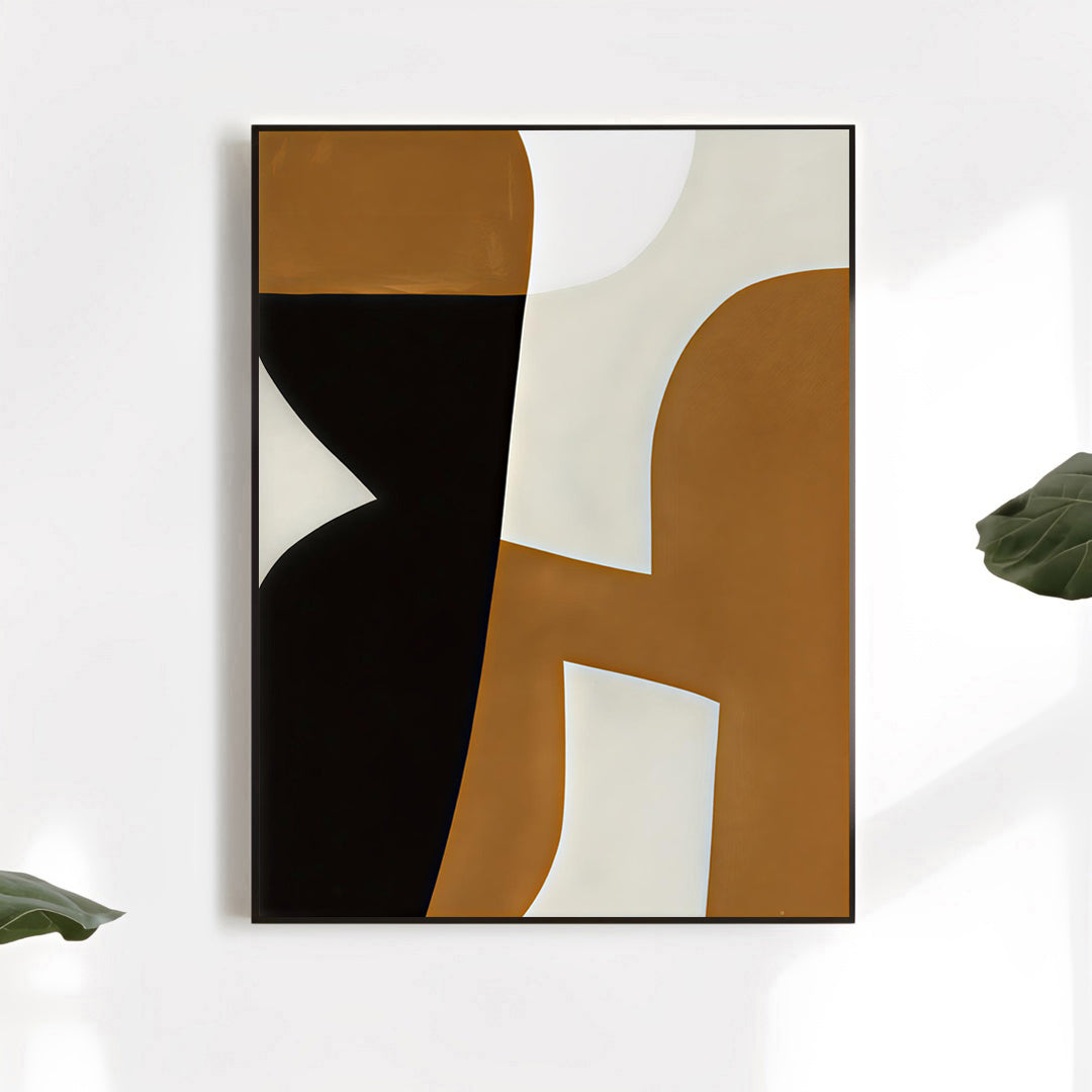 Abstract geometric art print