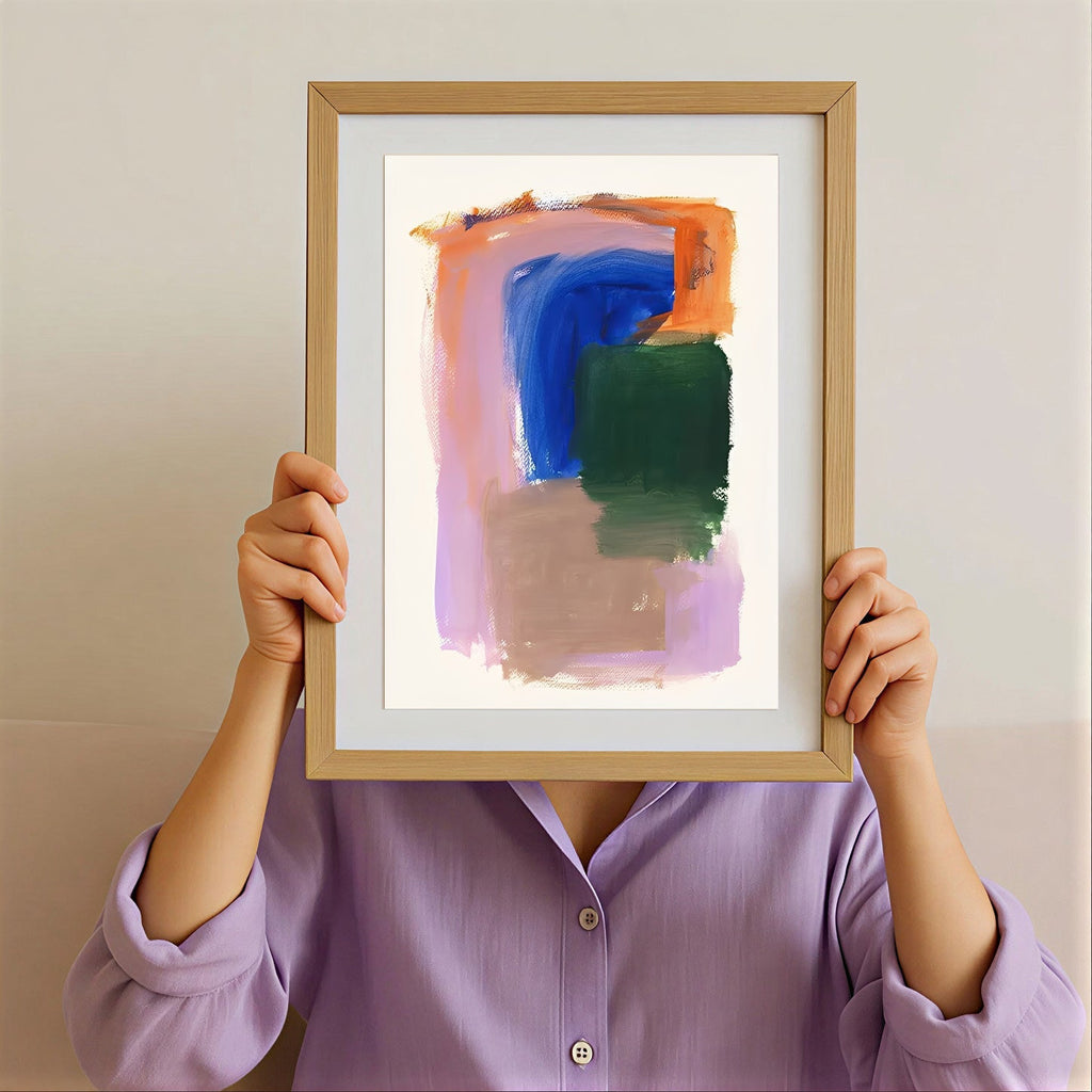 Colorful Modern Abstract Art Print