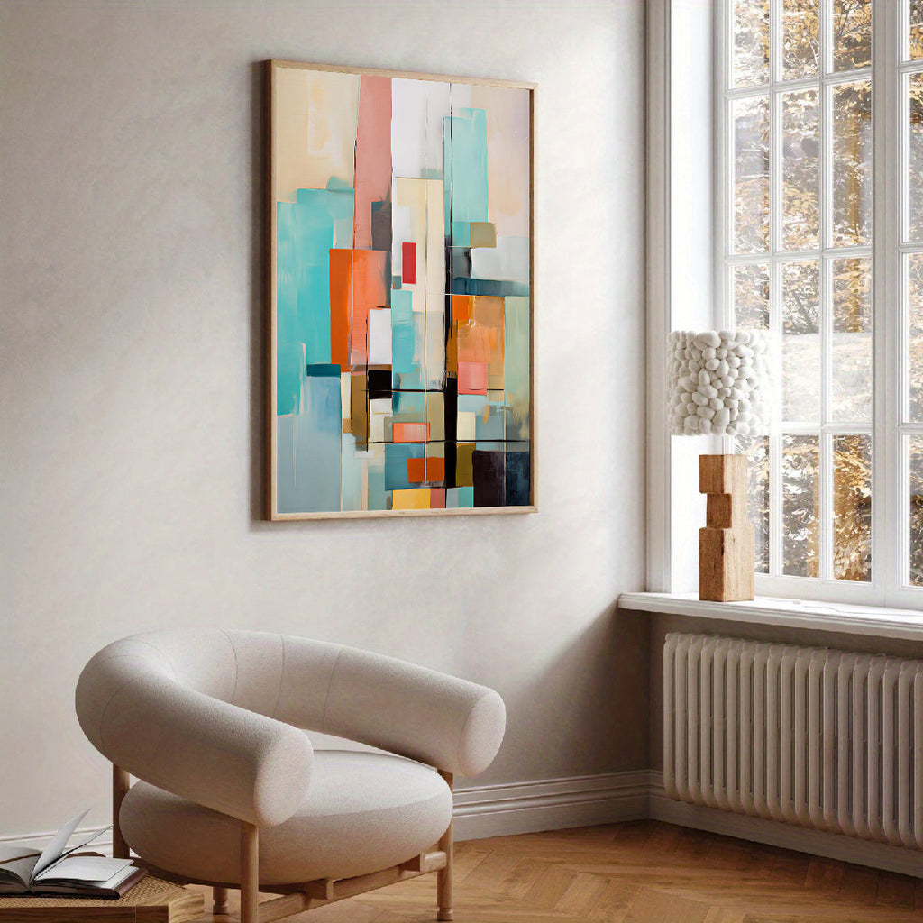 Abstract Geometric Wall Art Print