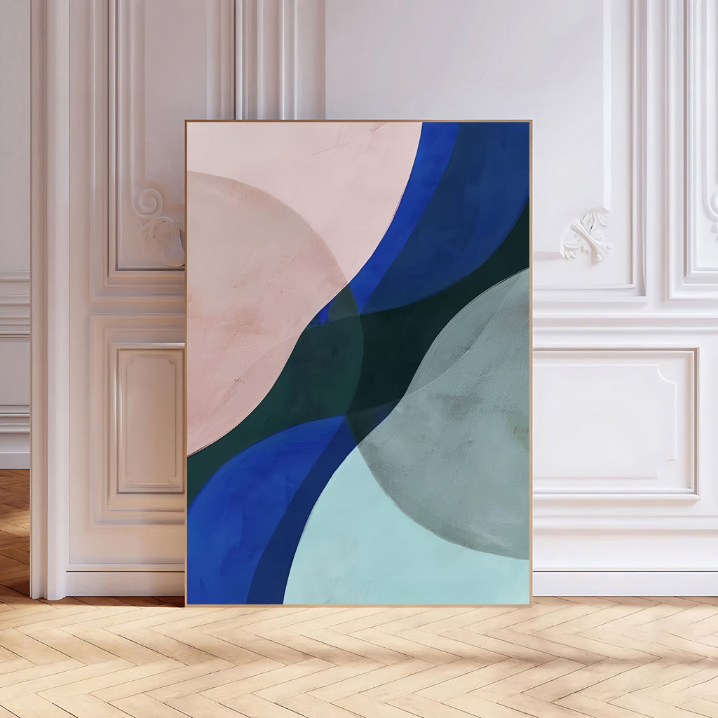 Geometric Modern Abstract Wall Art Print