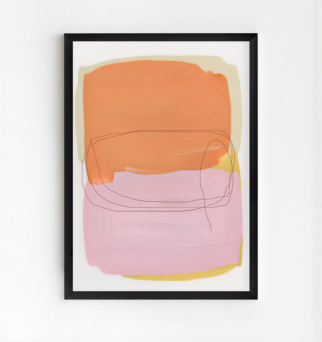 Minimalist abstract wall art print