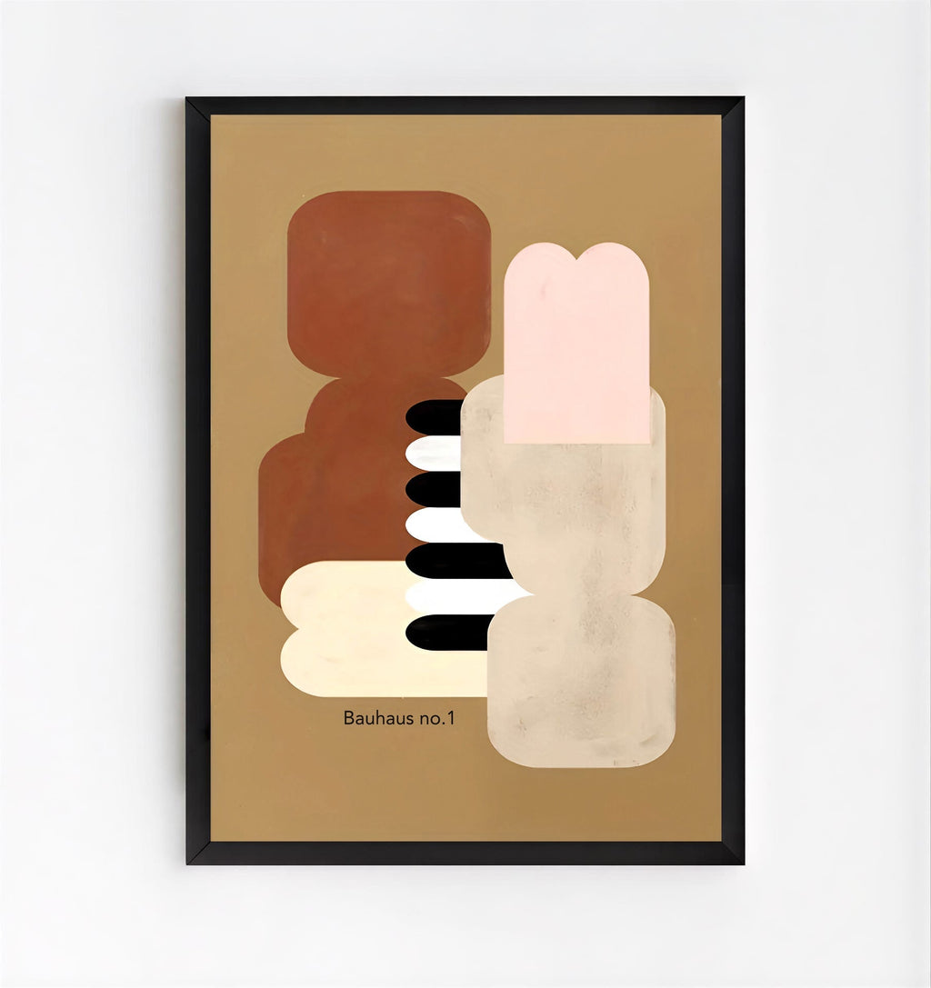 Bauhaus Abstract Wall Art Print