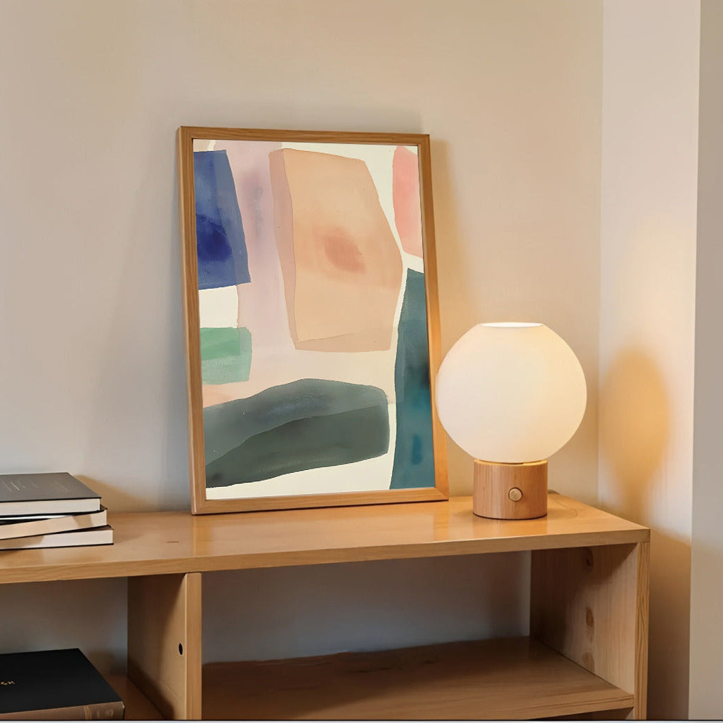Modern Abstract Pastel Wall Art Print