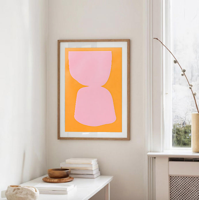 Modern Abstract Pastel Art Poster