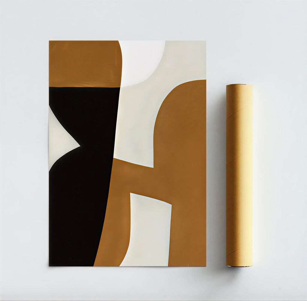 Abstract geometric art print