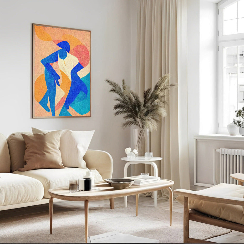 Modern Abstract Figurative Art Print