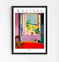 Matisse style balcony art print