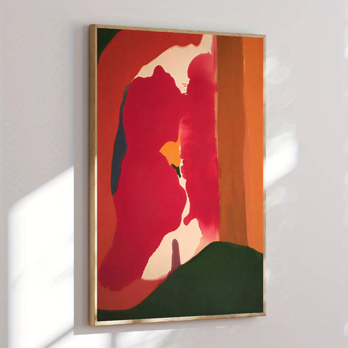 Abstract Color Block Wall Art Poster