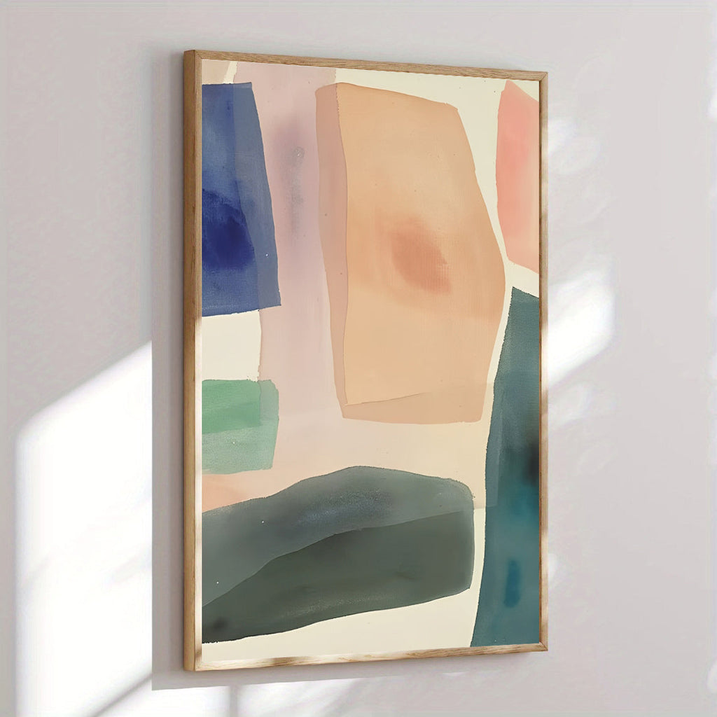 Modern Abstract Pastel Wall Art Print