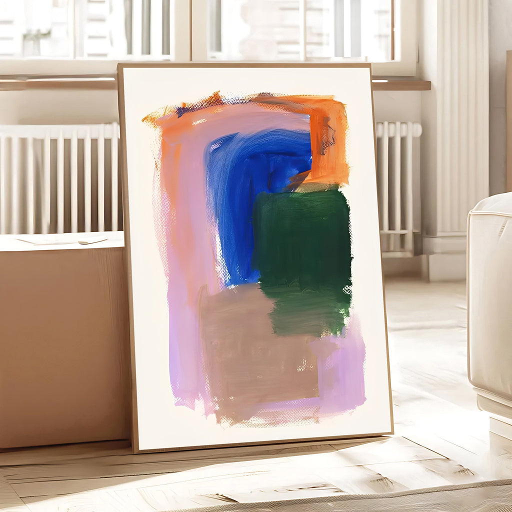 Colorful Modern Abstract Art Print