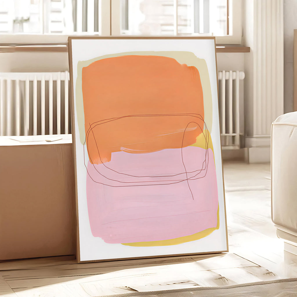 Minimalist abstract wall art print