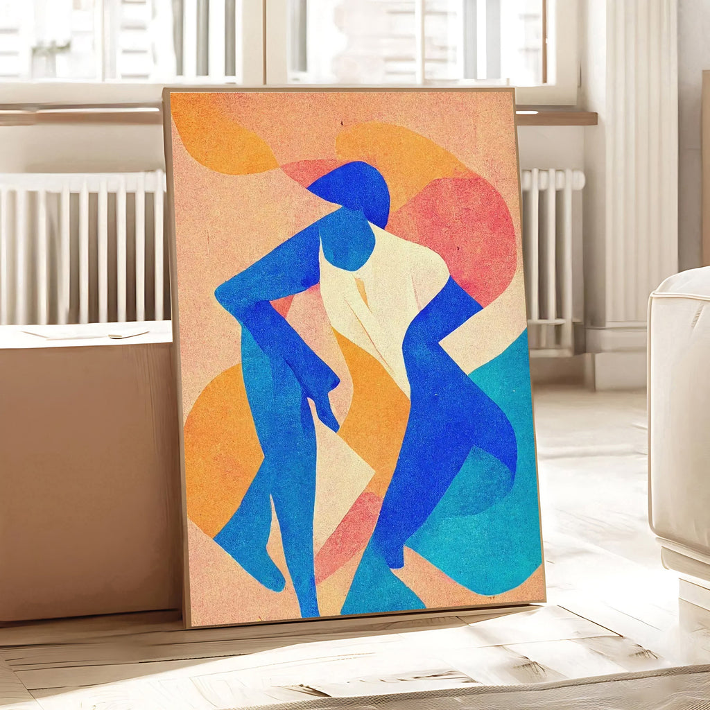 Modern Abstract Figurative Art Print