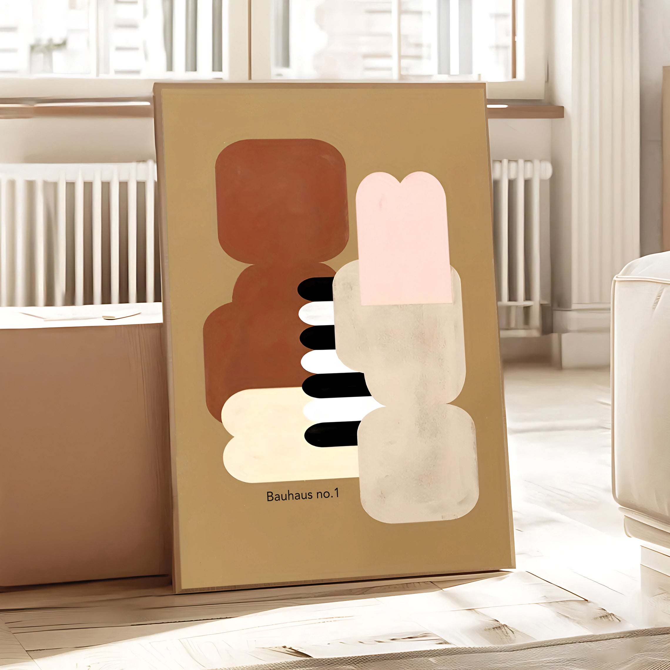 Bauhaus Abstract Wall Art Print