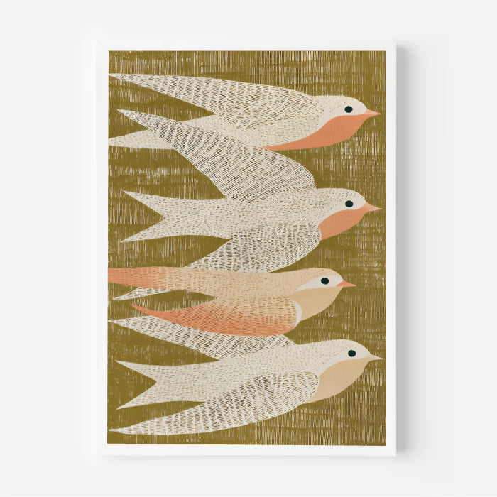 Scandinavian Bird Print