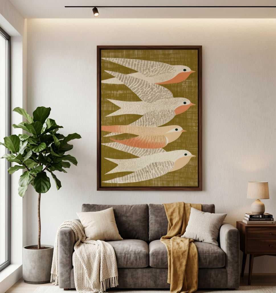 Scandinavian Bird Print