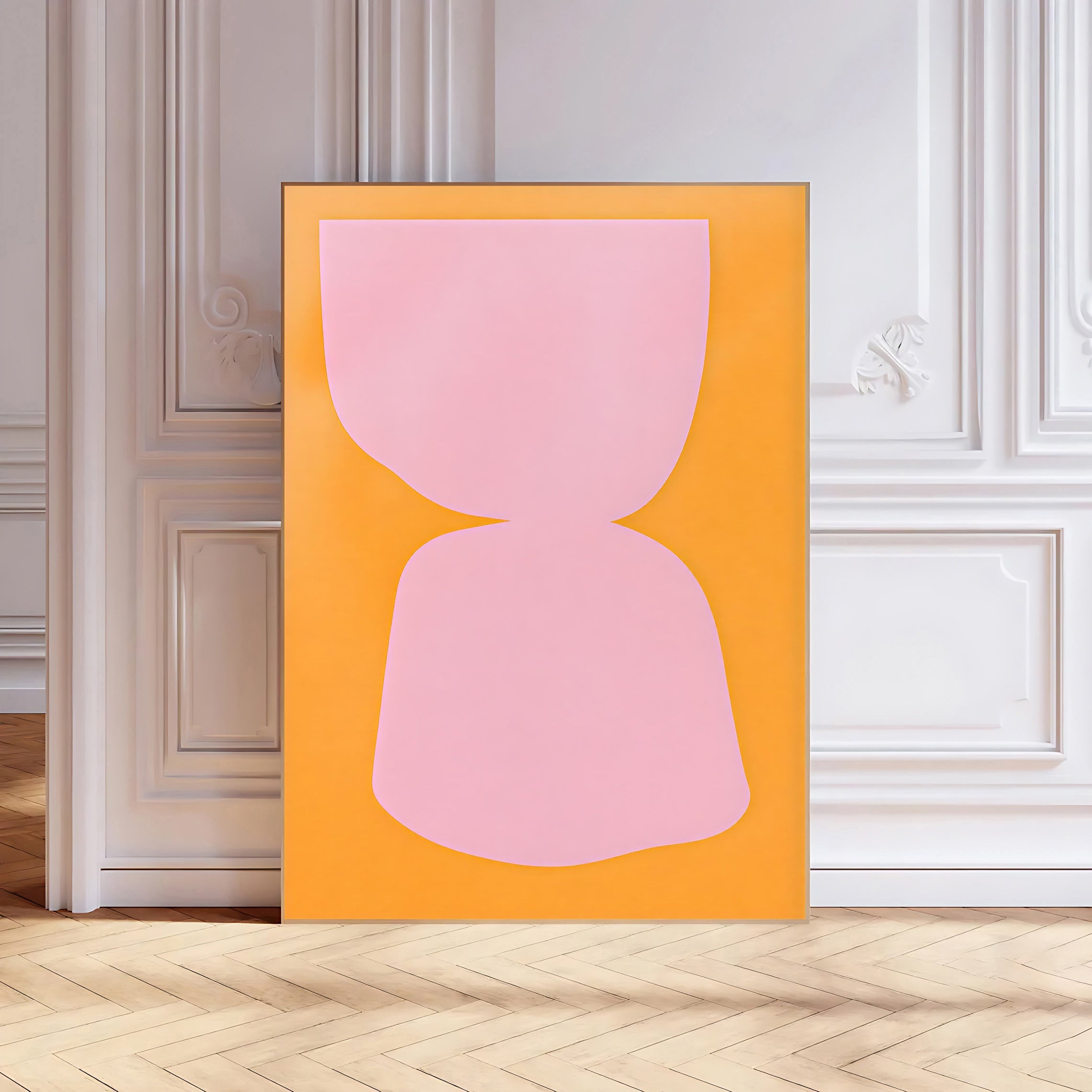 Modern Abstract Pastel Art Poster