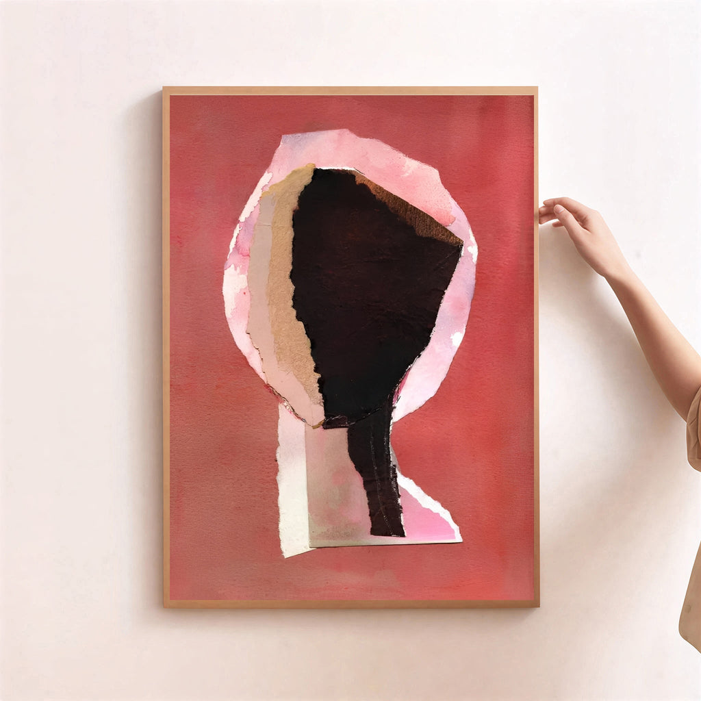 Abstract Collage Wall Art Print
