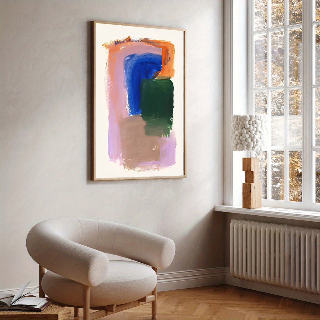 Colorful Modern Abstract Art Print
