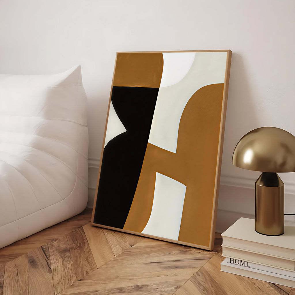 Abstract geometric art print