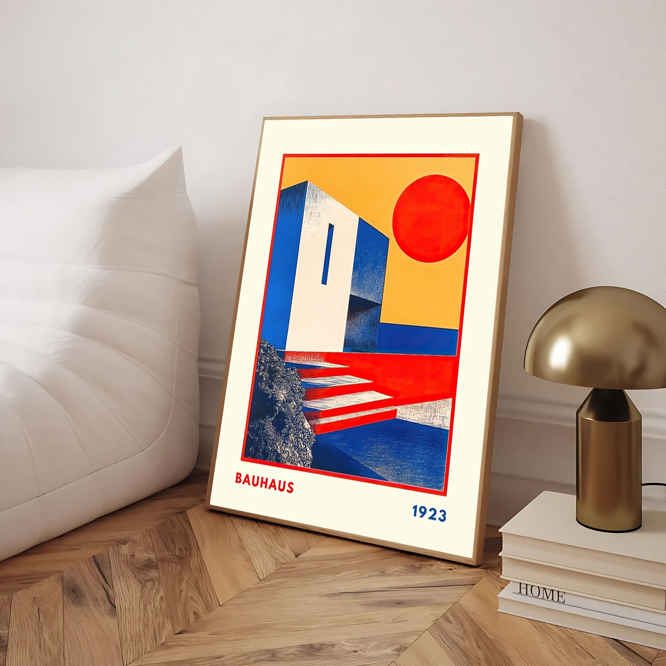 Bauhaus 1923 Geometric Architecture Poster