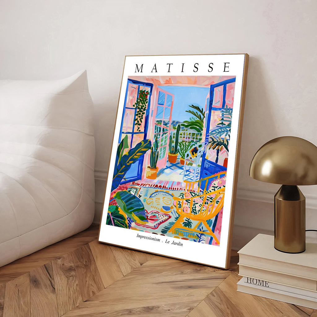 Matisse Le Jardin Exhibition Poster - Colorful Balcony Wall Art