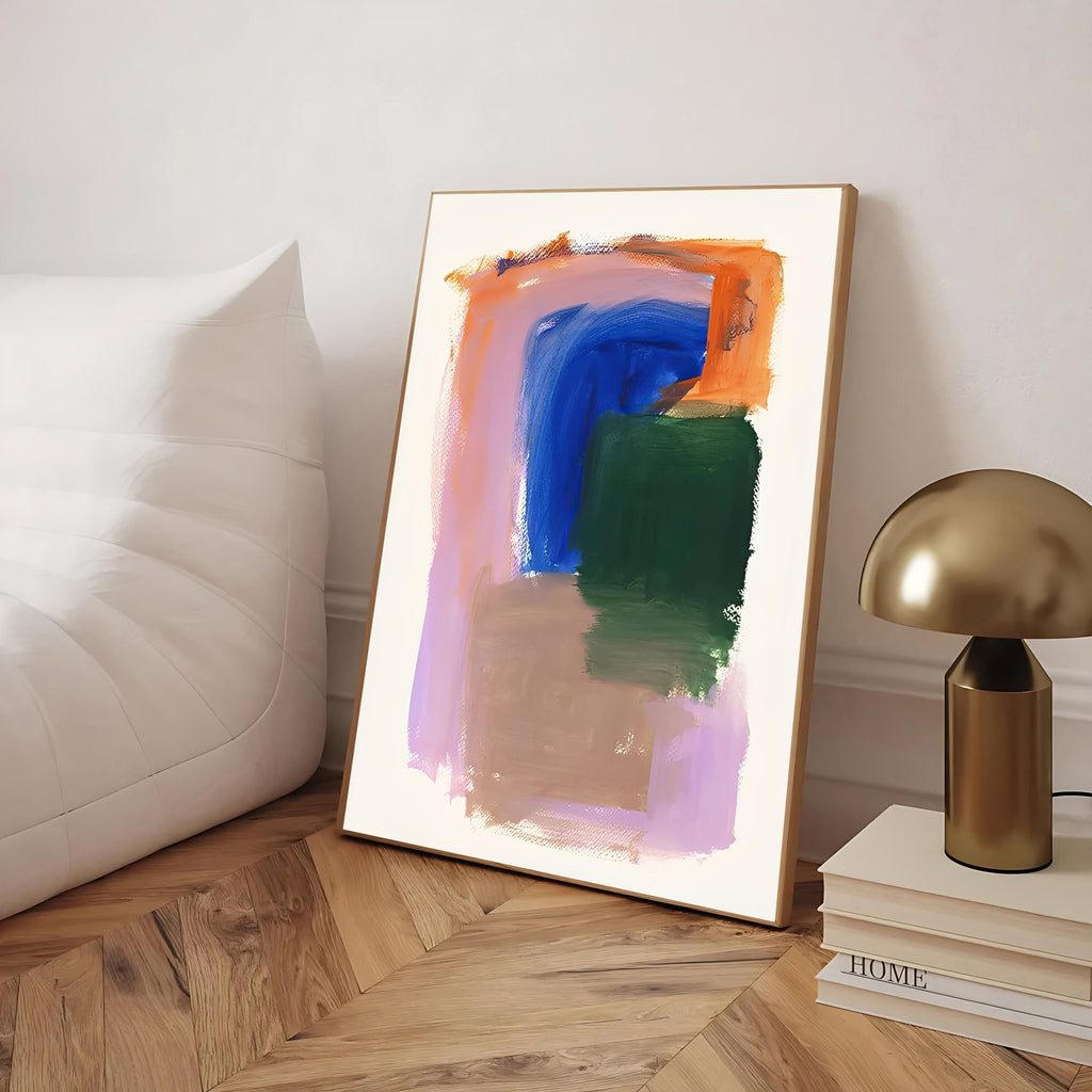 Colorful Modern Abstract Art Print