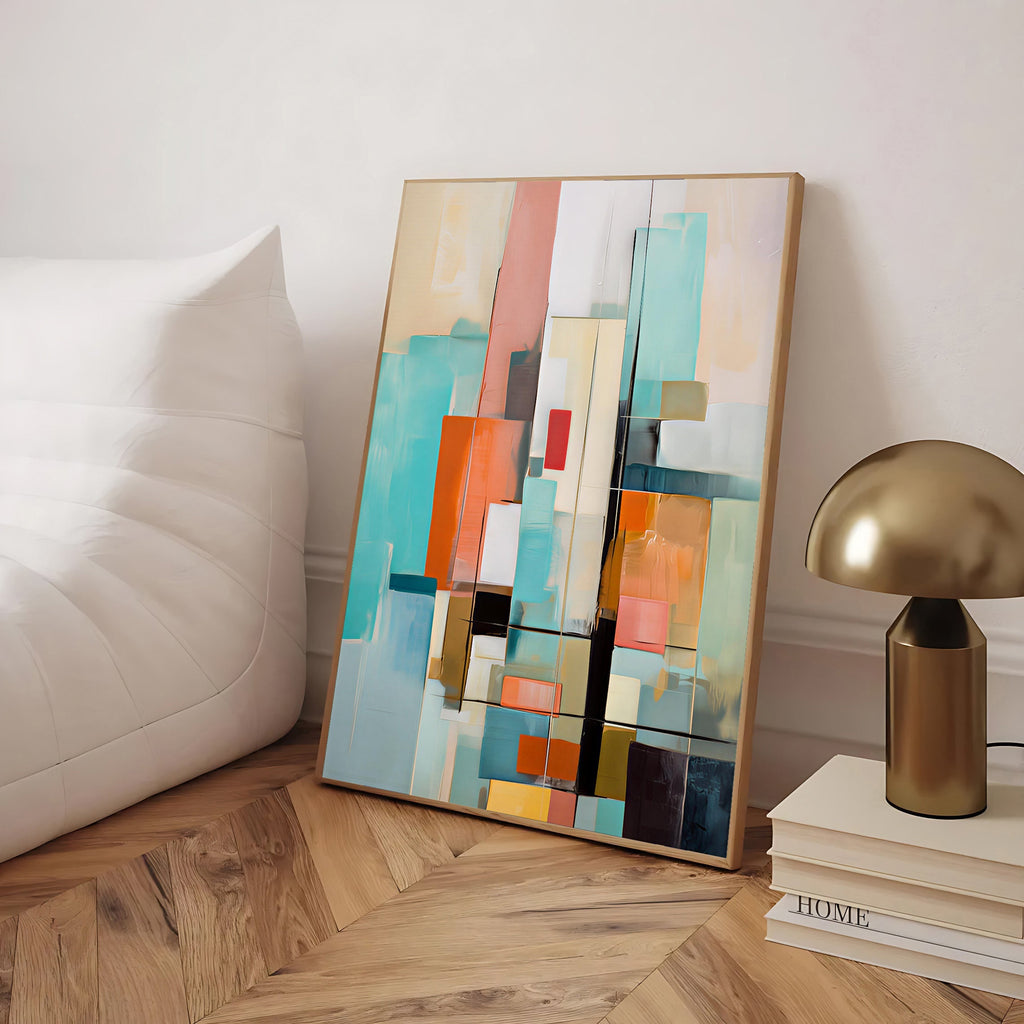 Abstract Geometric Wall Art Print