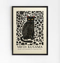 Minimalist Black Cat Art Print