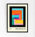 Bauhaus Geometric Abstract Art Print