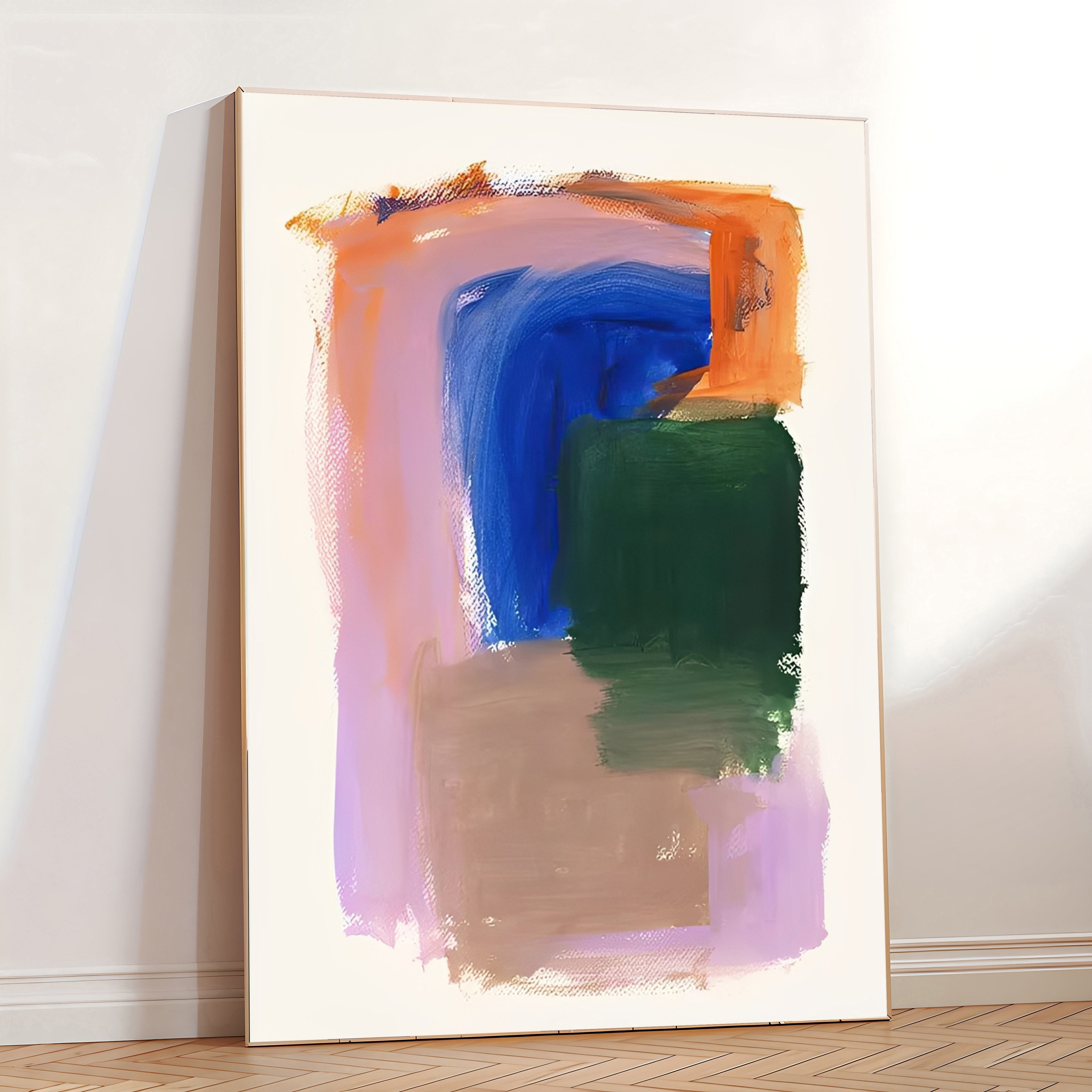 Colorful Modern Abstract Art Print